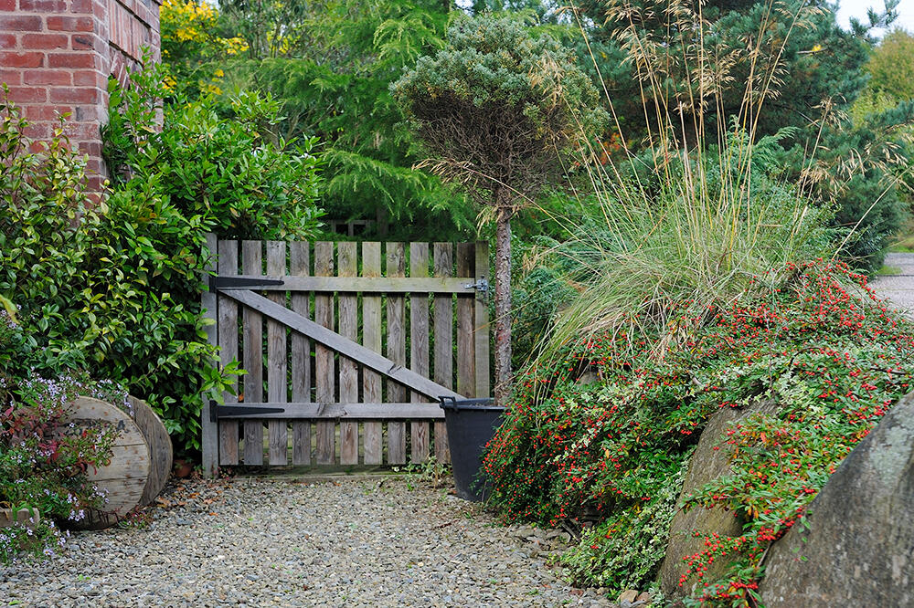 A gate to a Wintles residence