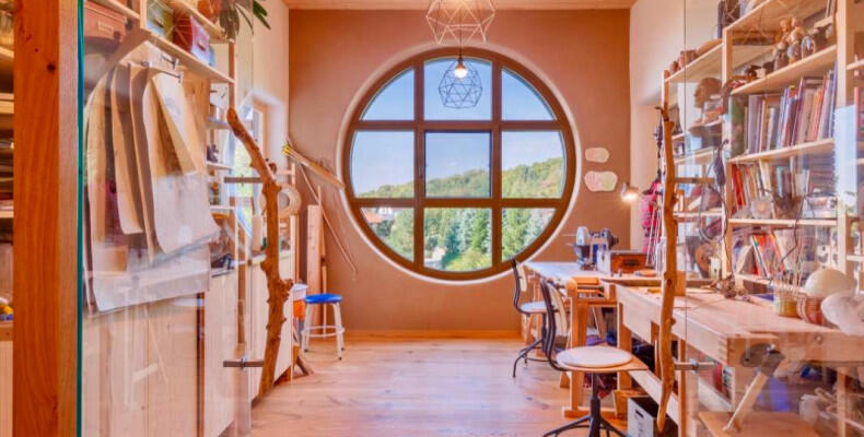 The interior of an ecococon home